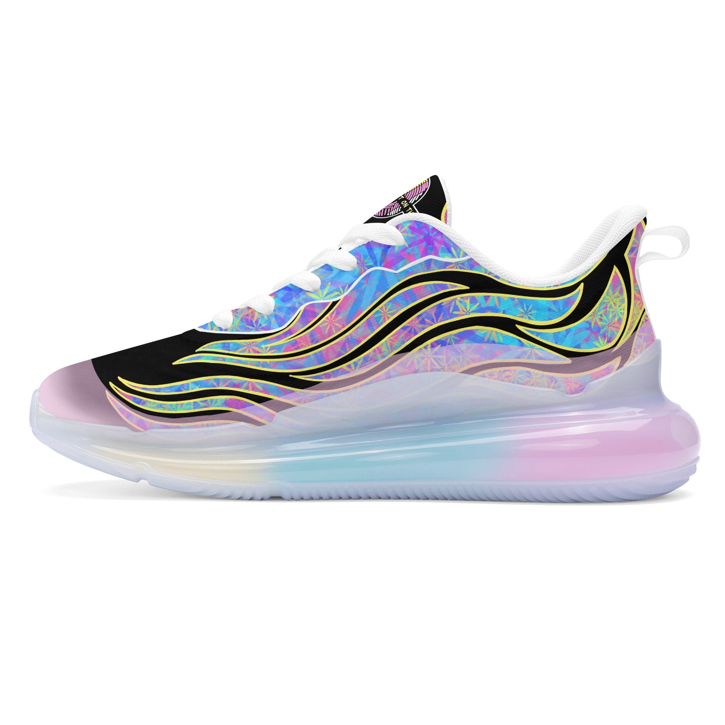 Women's Wavy Ones Black Aqua Running Shoes