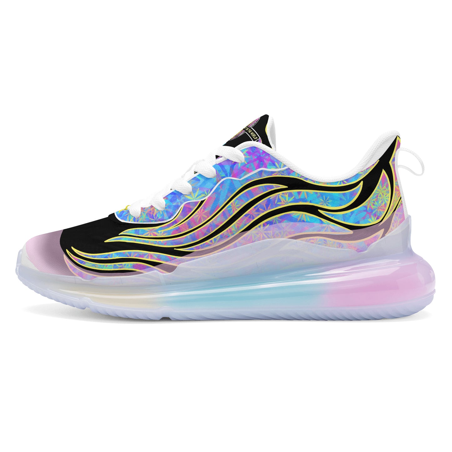 Women's Wavy Ones Black Aqua Running Shoes