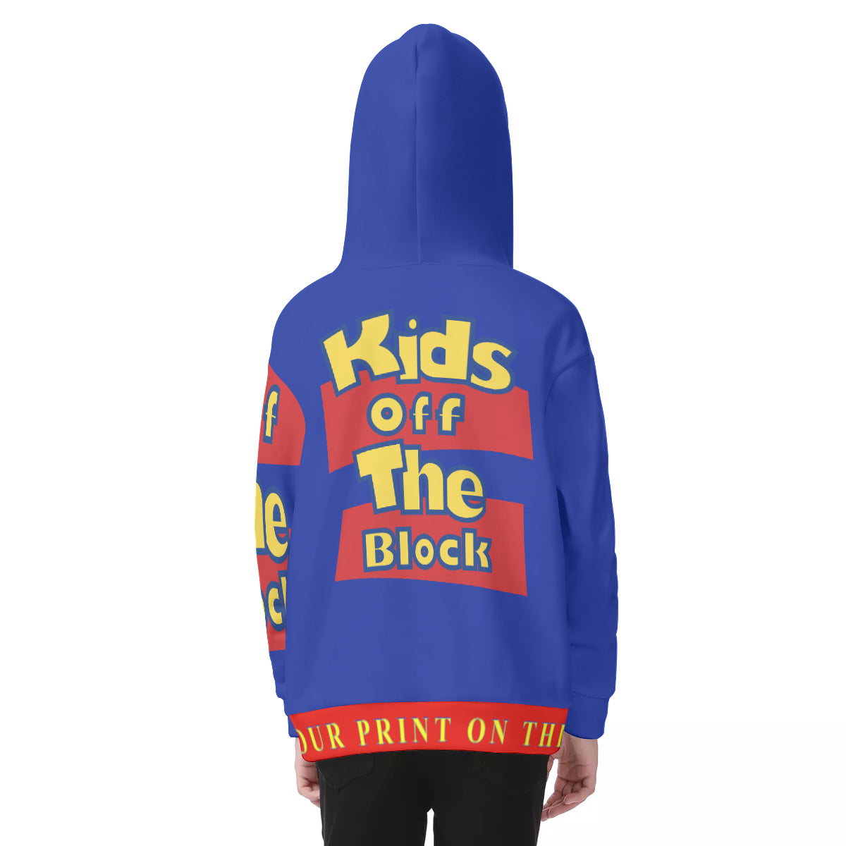 Kid Off The Block Fur Lined Hoodie With Zip Up | Sky Lyfe