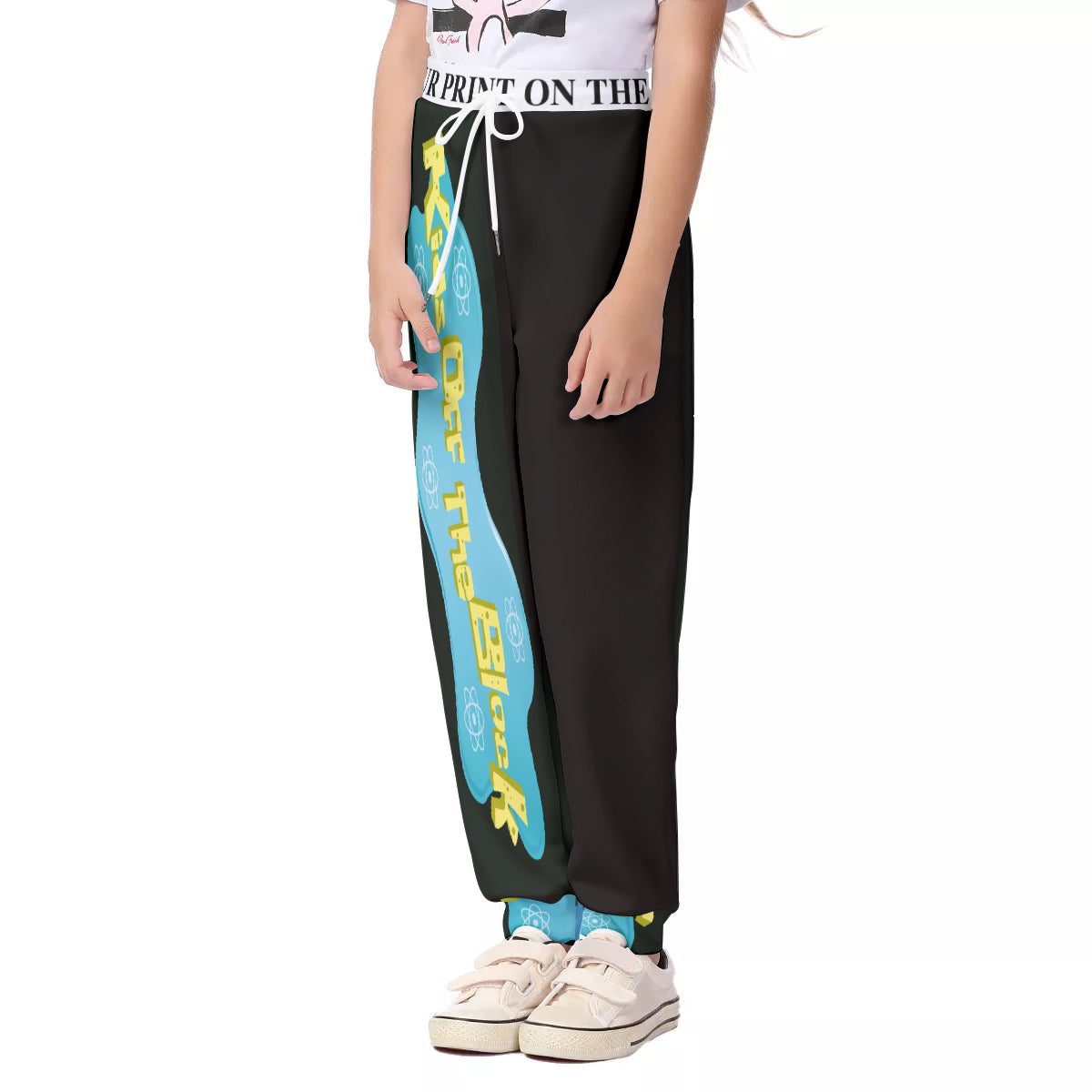 Kids Off The Block Casual Pants | Kids Black Pants | Sky Lyfe