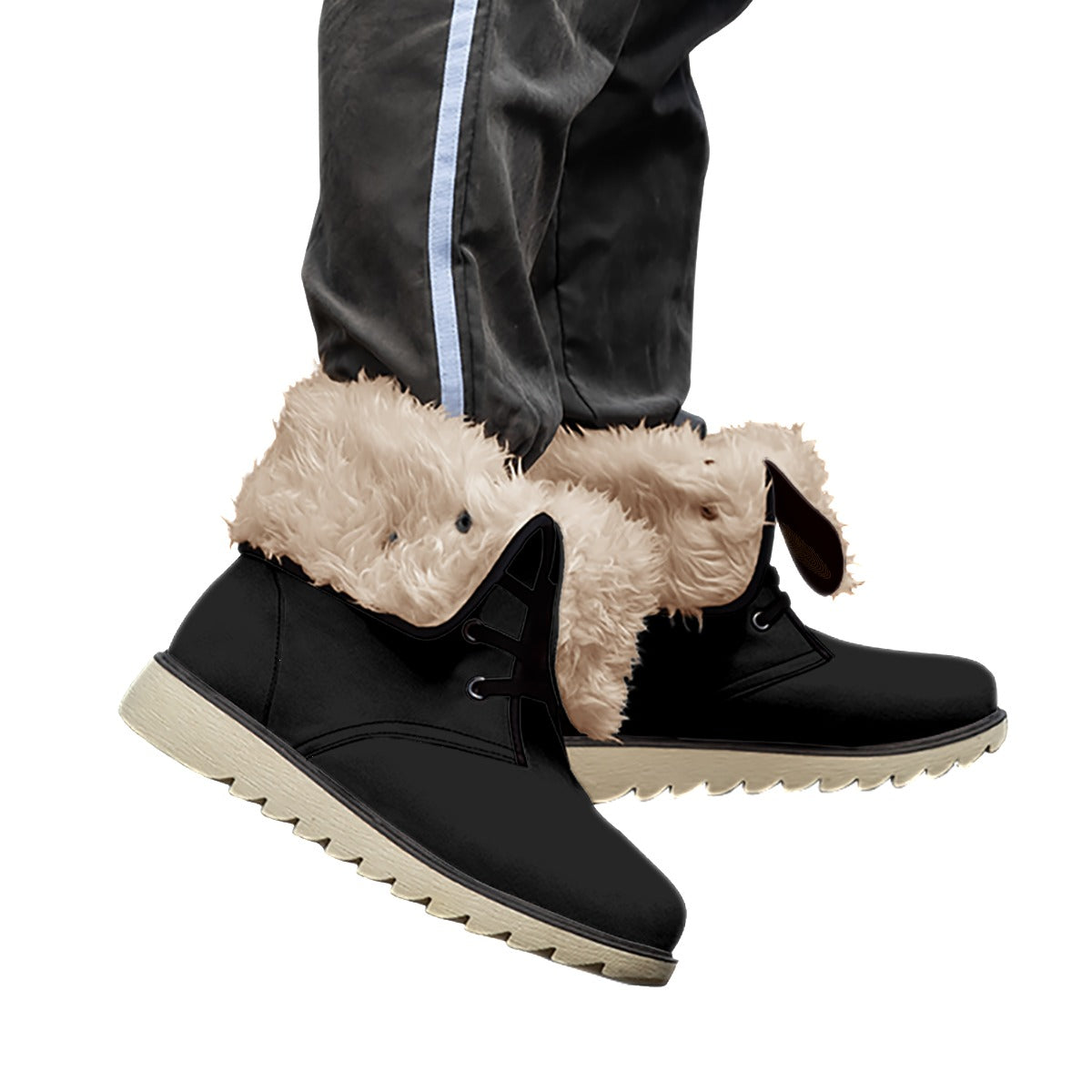 Plush Mud Boots - BLACK