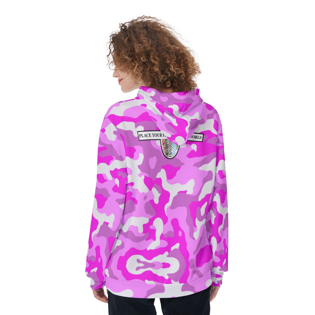 111 PINK CAMO Women's HOODIE