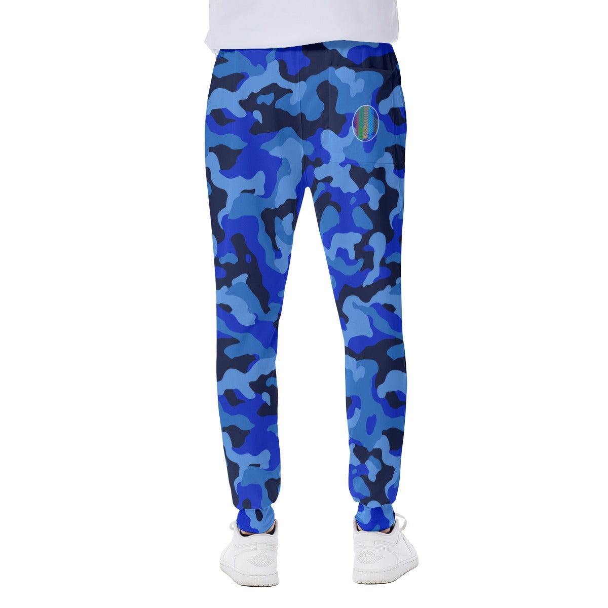 111 BLUE 22 CAMO SWEATPANTS