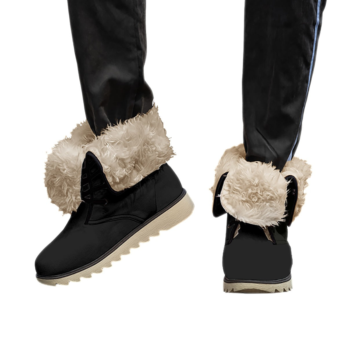 Plush Mud Boots - BLACK