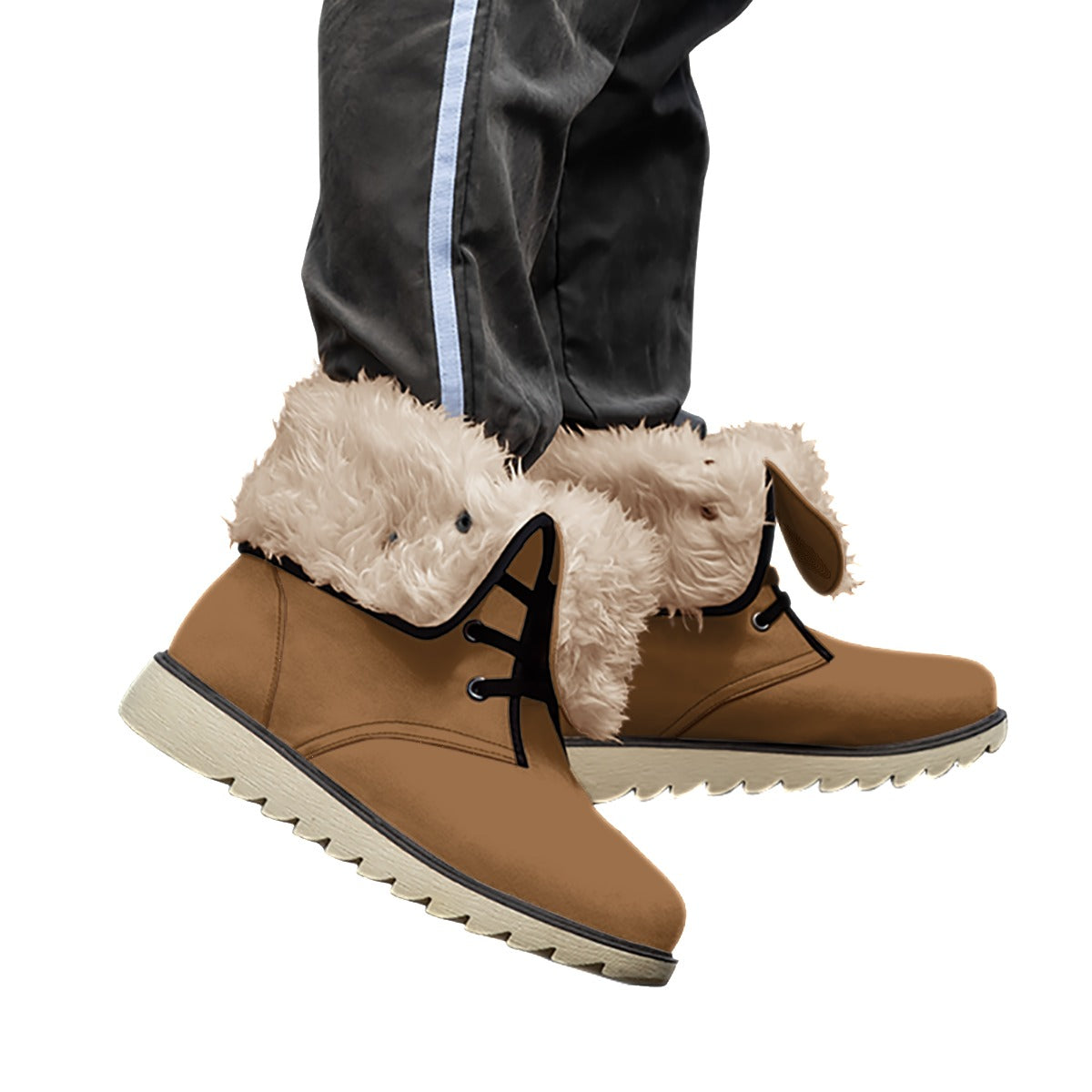 Plush Mud Boots- Brown/Brown