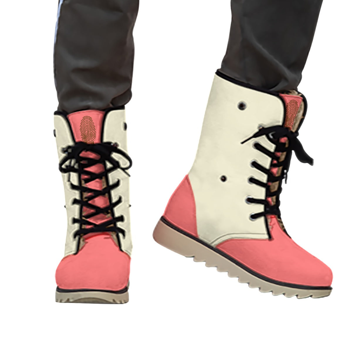 Plush Mud Boots- Creamy Salmon
