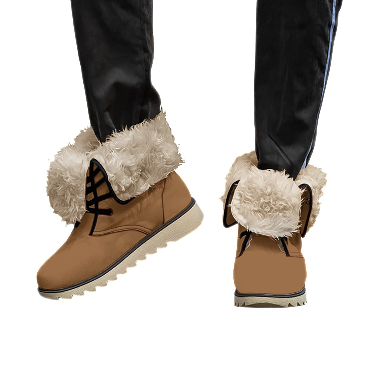 Plush Mud Boots- Brown/Brown
