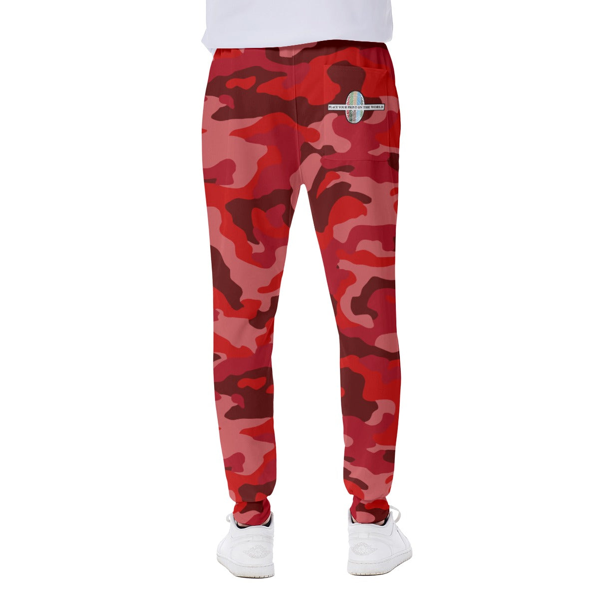 111 RED CAMO SWEATPANTS