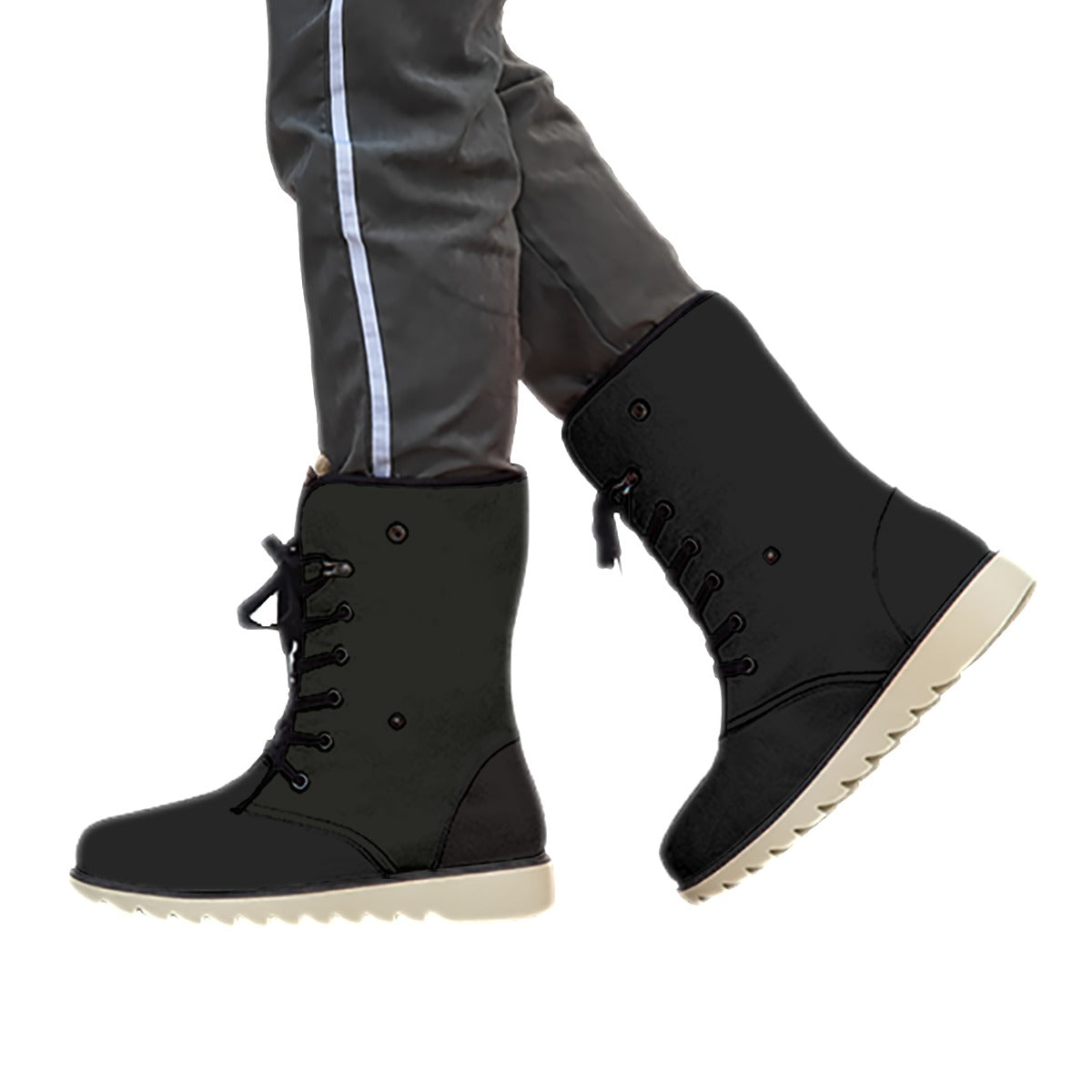 Plush Mud Boots - BLACK