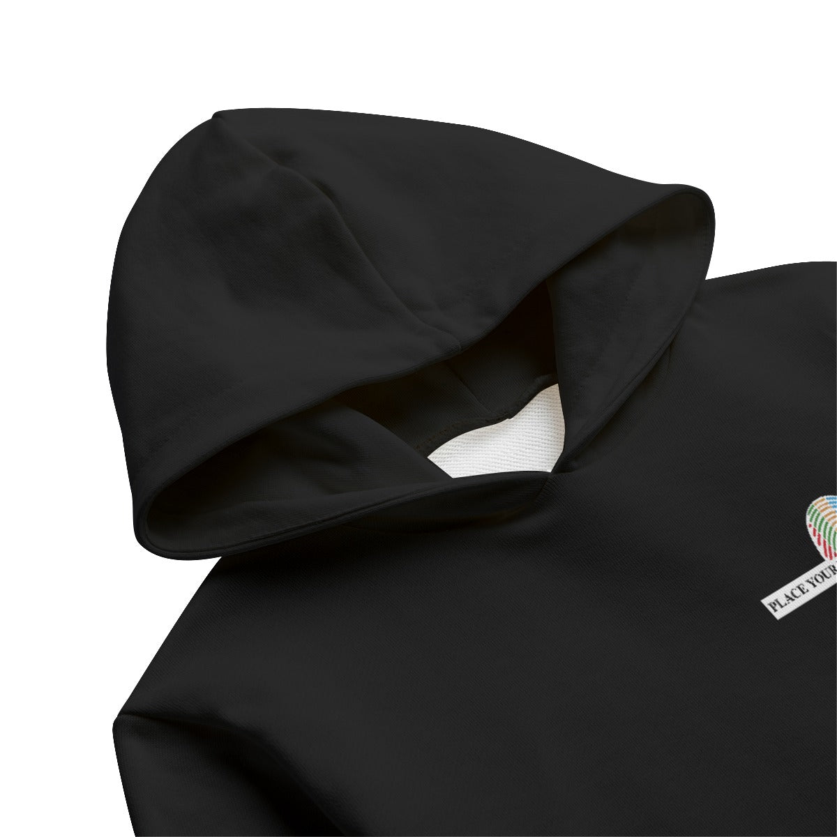 Place Your Print On The World Kid's Pullover Hoodie