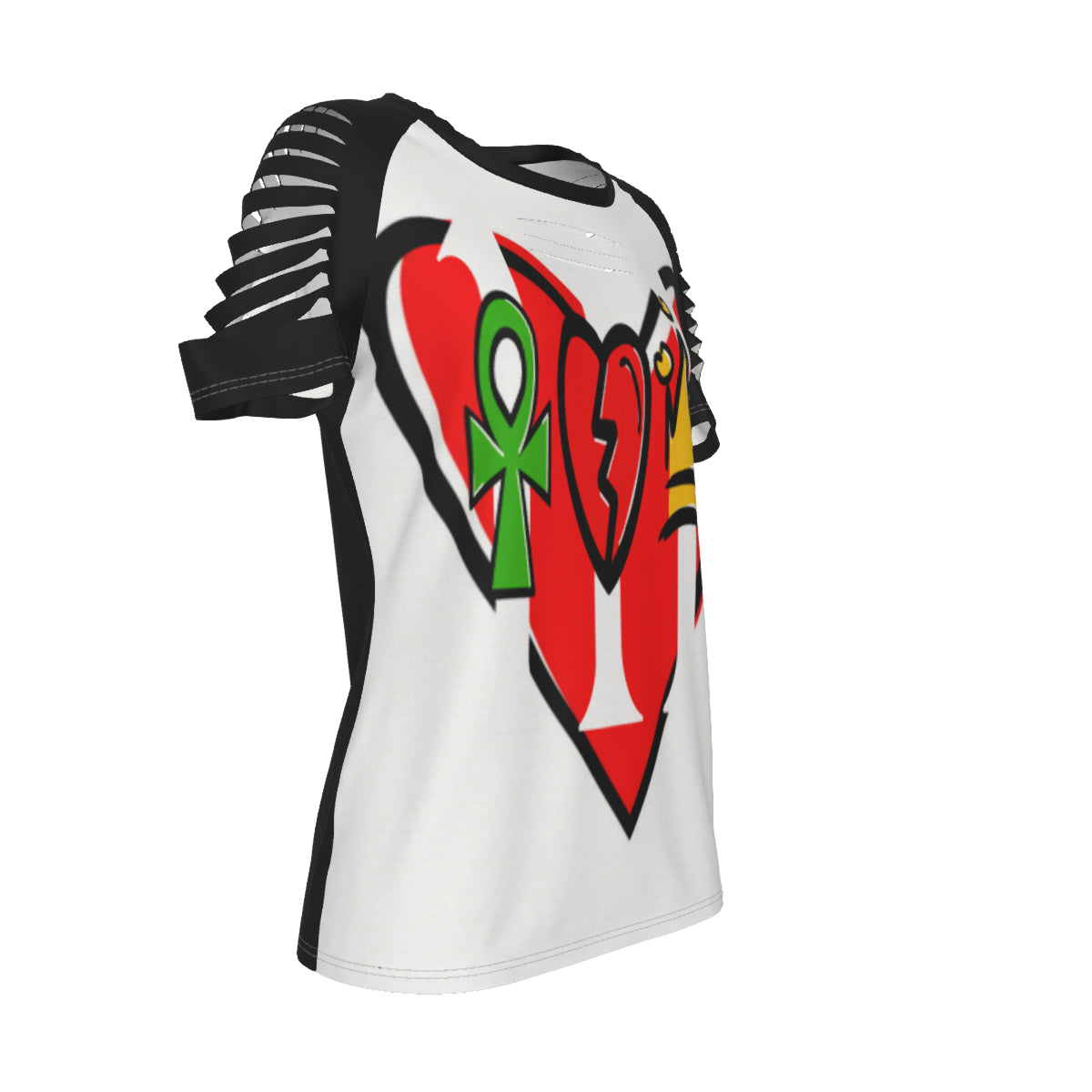 111 Women's Ripped T-Shirt
