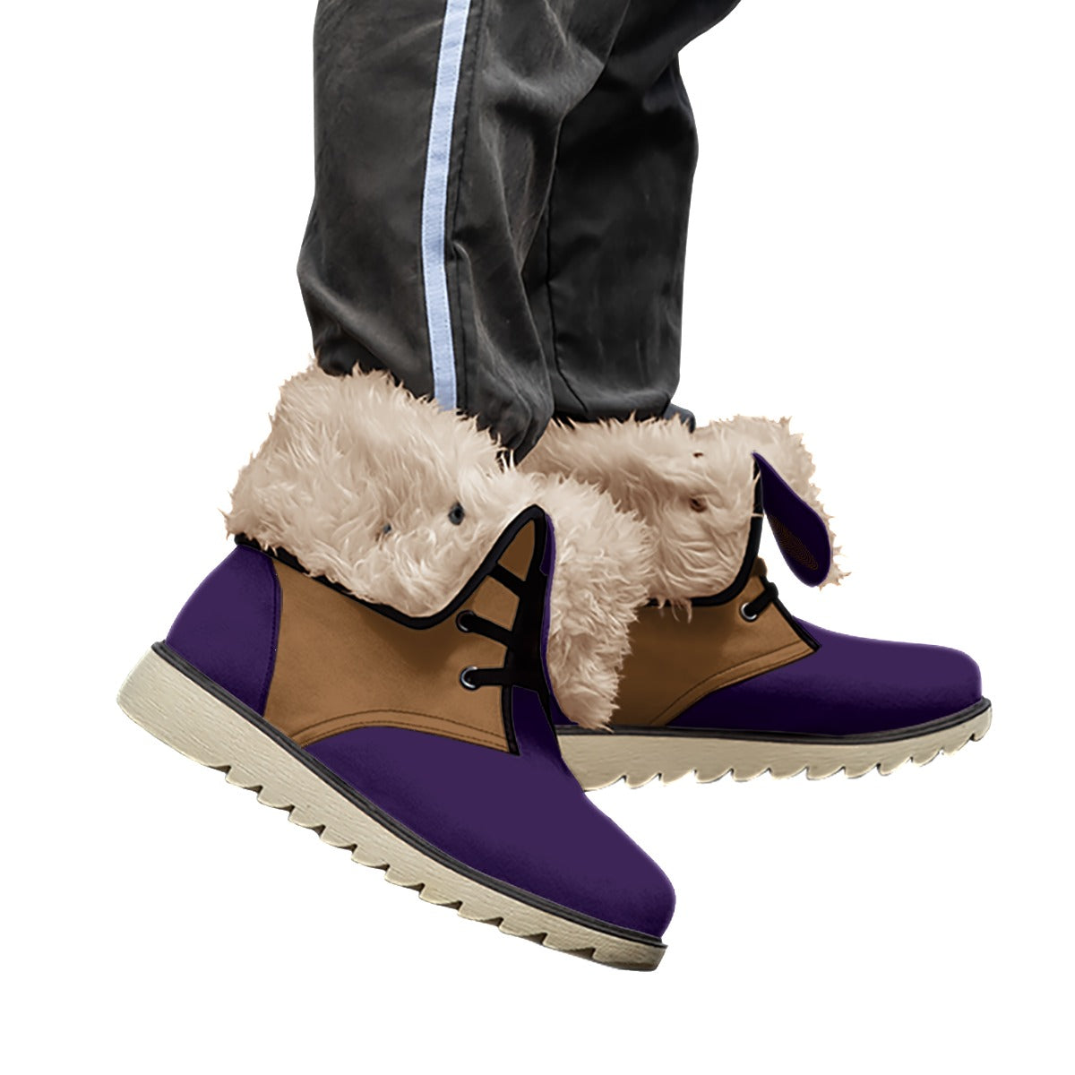 Plush Mud Boots- Peanut Butter & Jelly