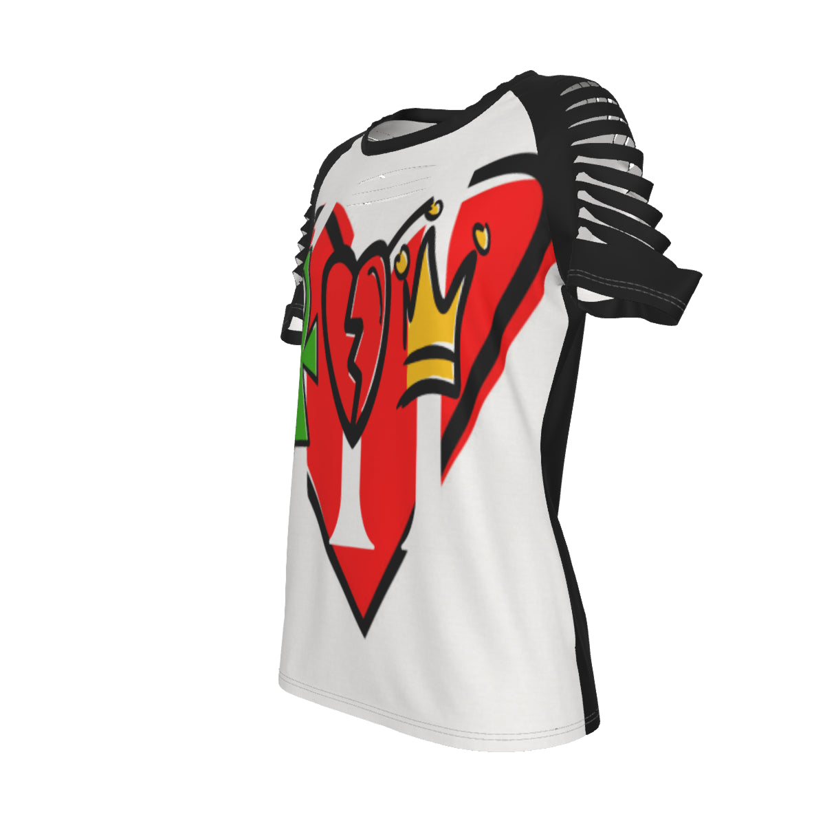 111 Women's Ripped T-Shirt