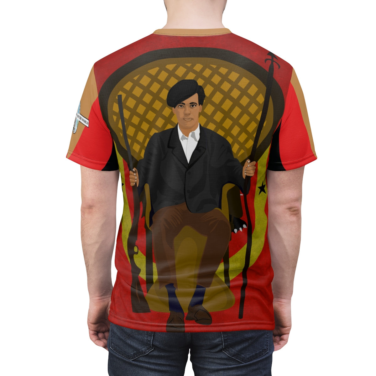 BLACKS HISTORY T-shirt : Huey P Newton - Canvas T-shirt