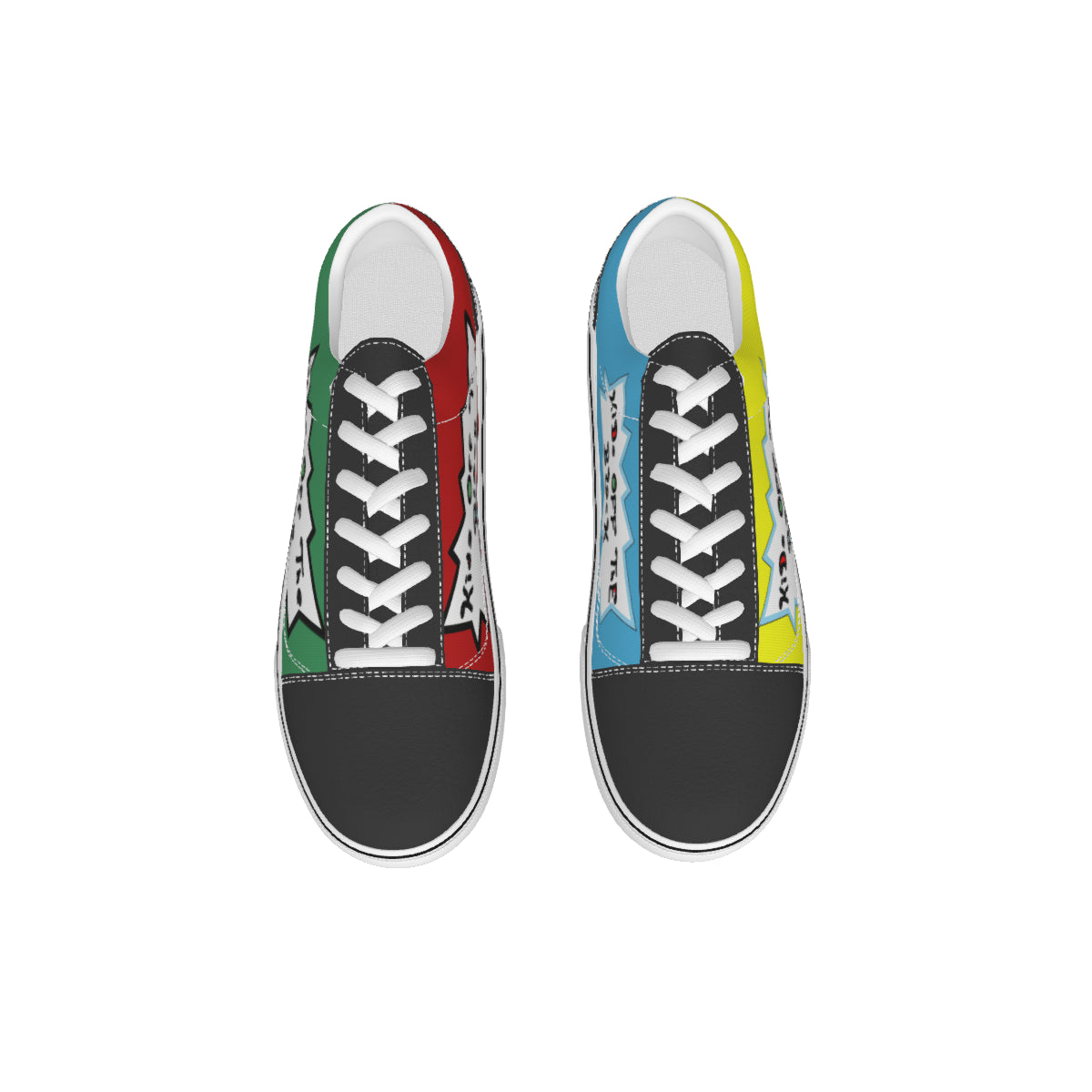 Kids Off The Block Leather stitching | Canvas shoes | Kids Shoes