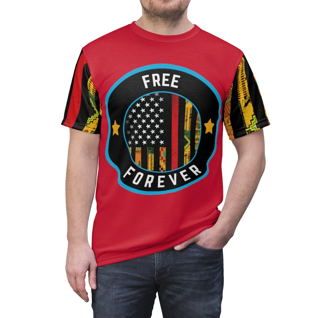 Blacks History Tshirt: FREE FOREVER Men's T-shirt