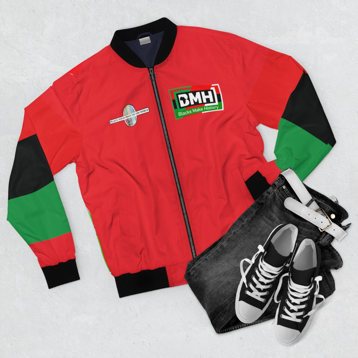 BLACKS MAKE HISTORY: Angela Davis Bomber Jacket