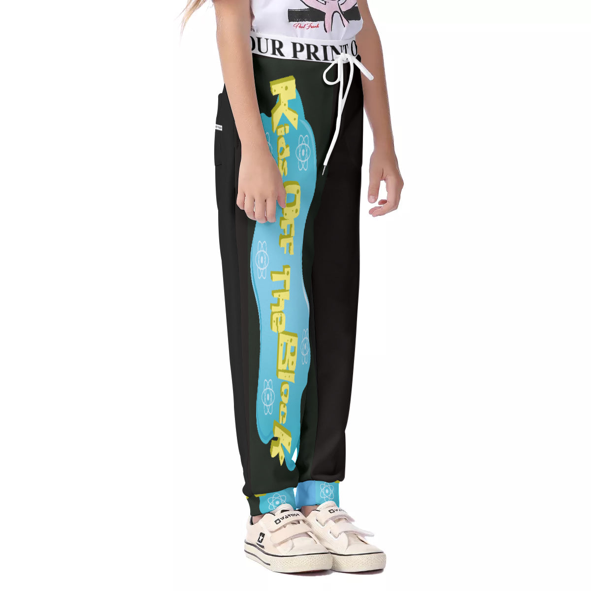 Kids Off The Block Casual Pants | Kids Black Pants | Sky Lyfe