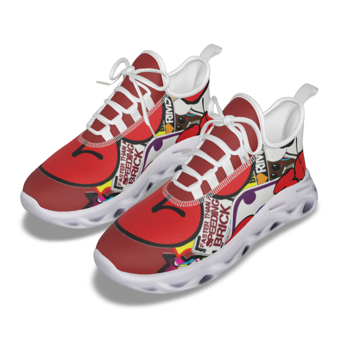 GOTB 2.0 (Skyscrapers) | Mesh Shoes | Mars Red Shoes