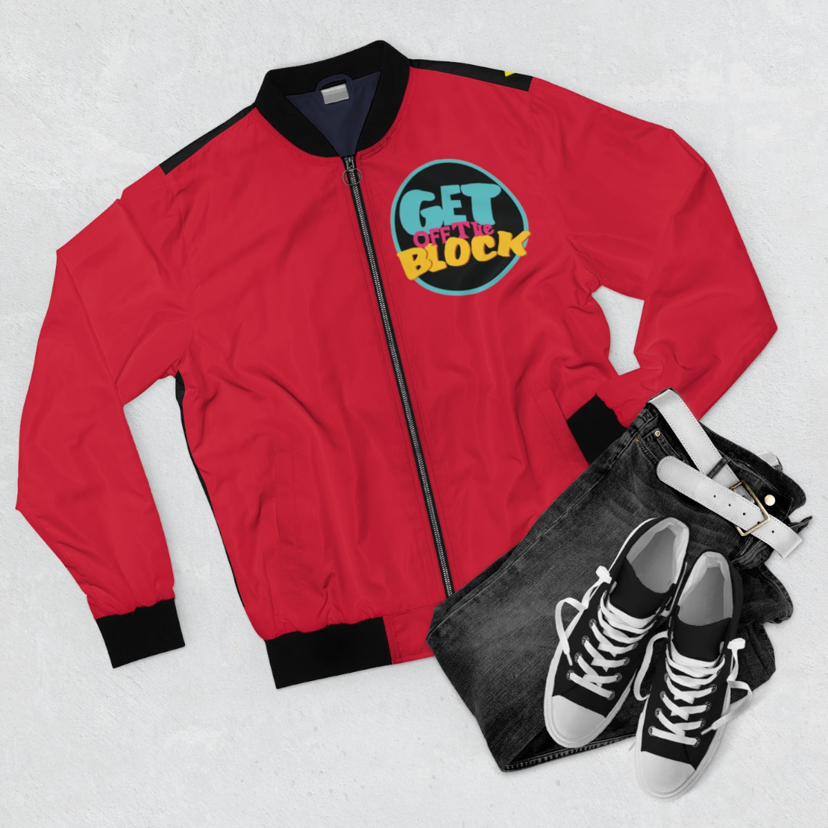 GET OFF THE BLOCK Bomber Jacket
