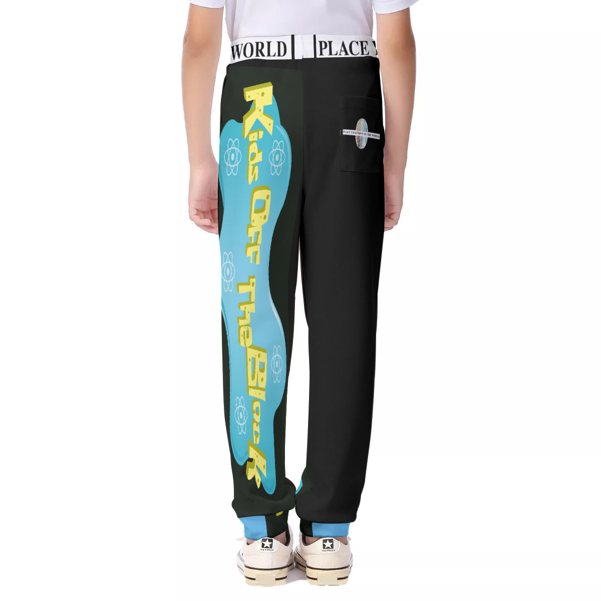 Kids Off The Block Casual Pants | Kids Black Pants | Sky Lyfe