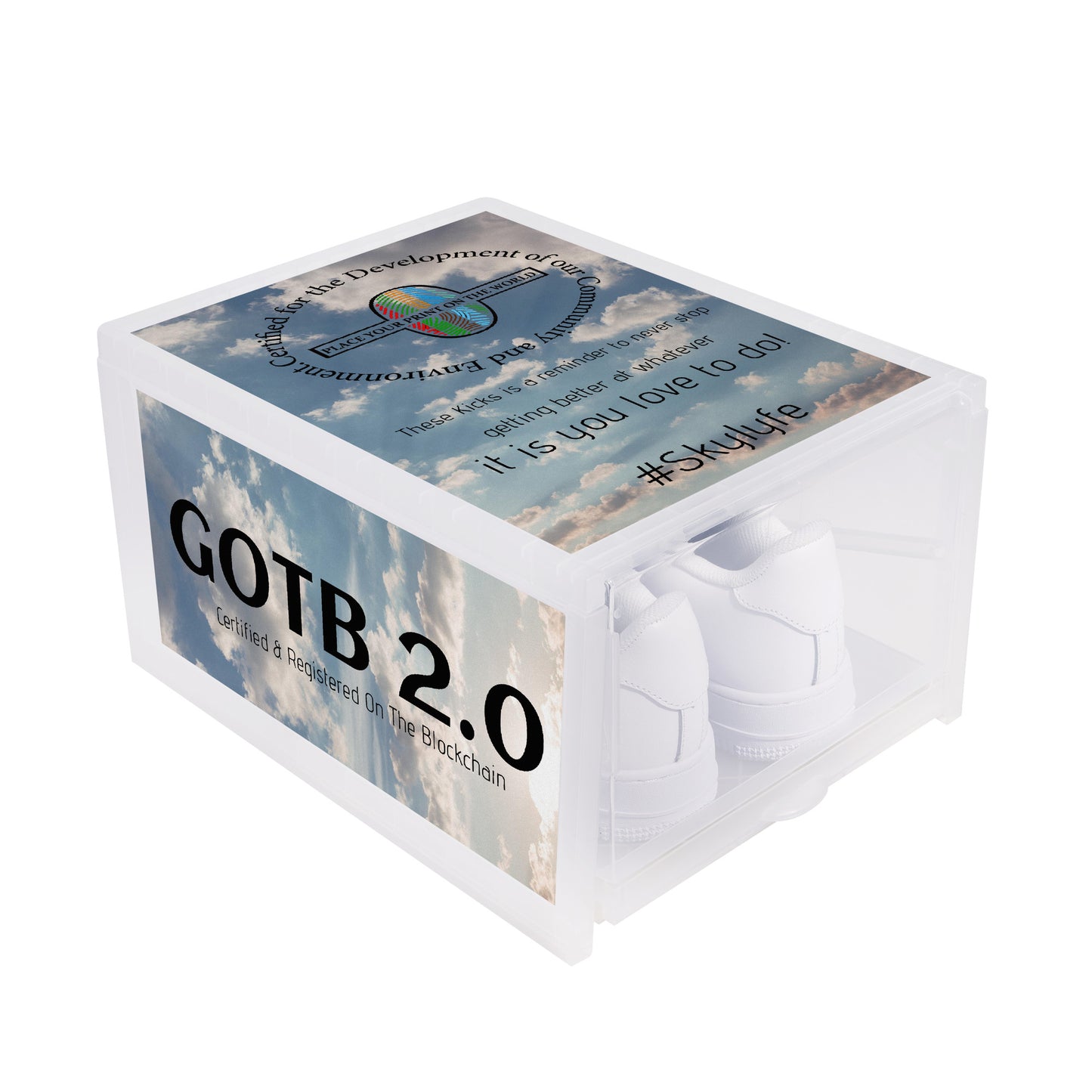 GOTB 2.0(Skyscrapers) | Plastic Shoe Container | Shoes Boxes