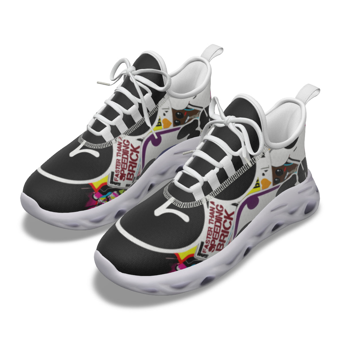 GOTB 2.0 (Skyscrapers) | Mesh Shoes | Black Shoes