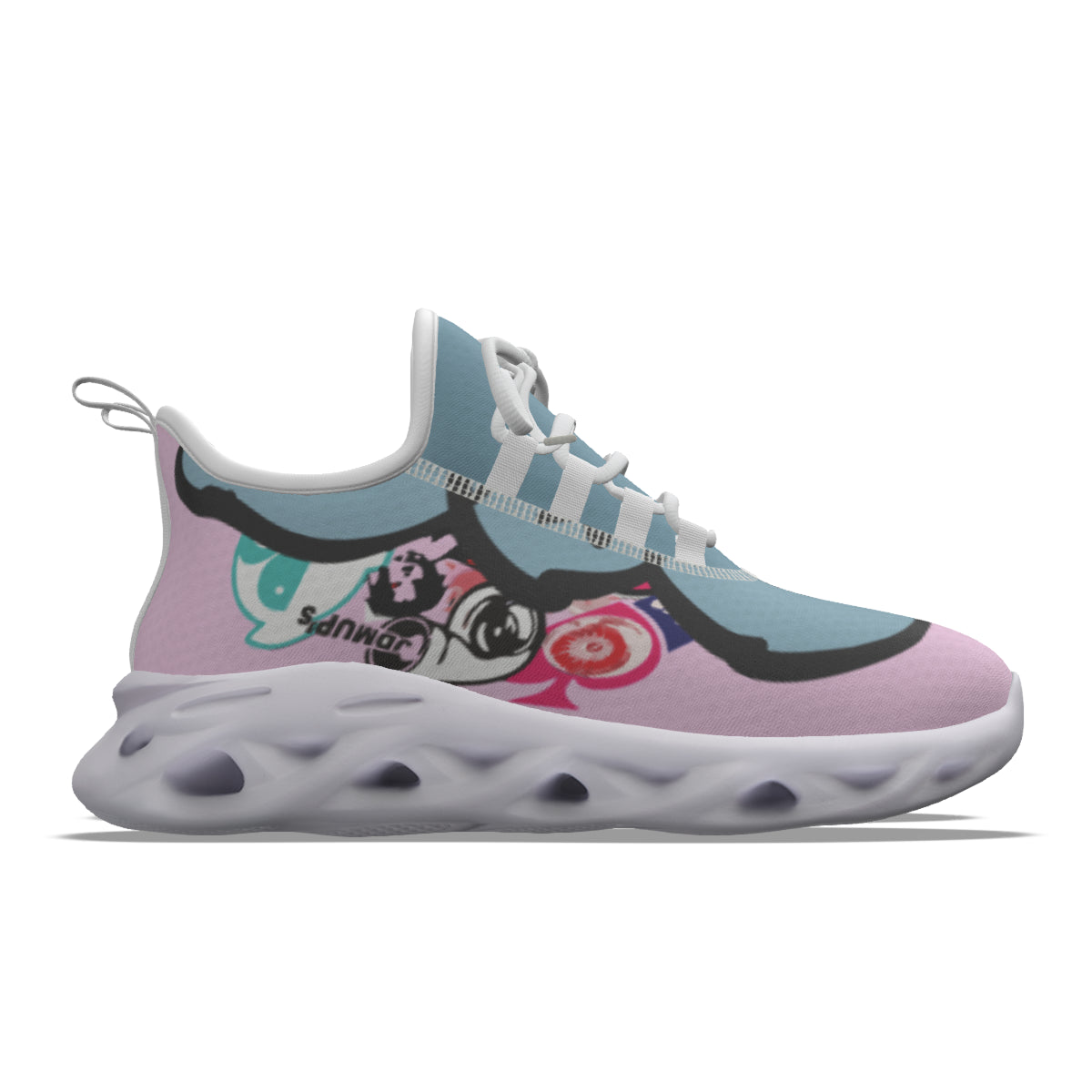 GOTB 2.0 (Skyscrapers) | Women Wavy Blue Shoes | Winter Boots