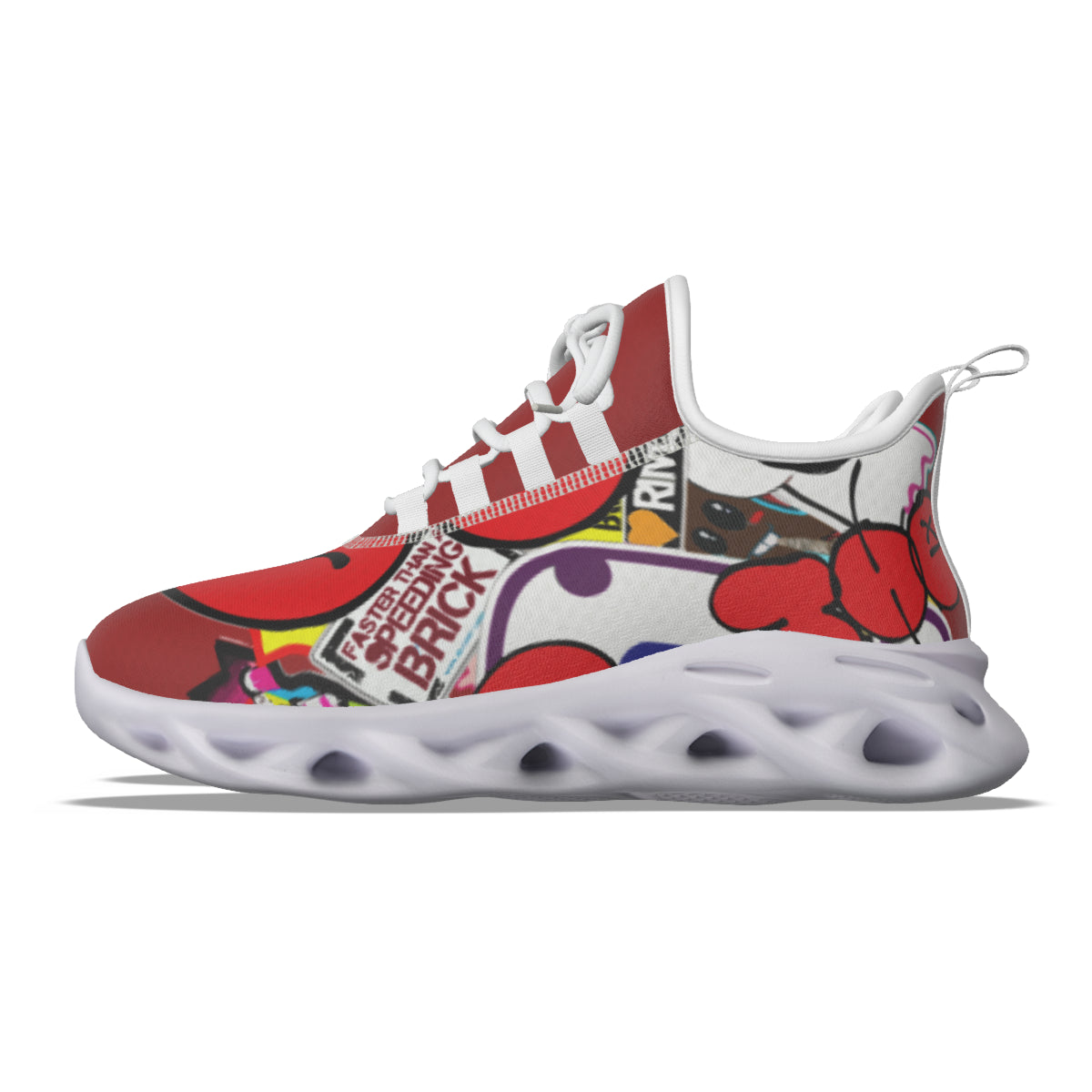 GOTB 2.0 (Skyscrapers) | Mesh Shoes | Mars Red Shoes