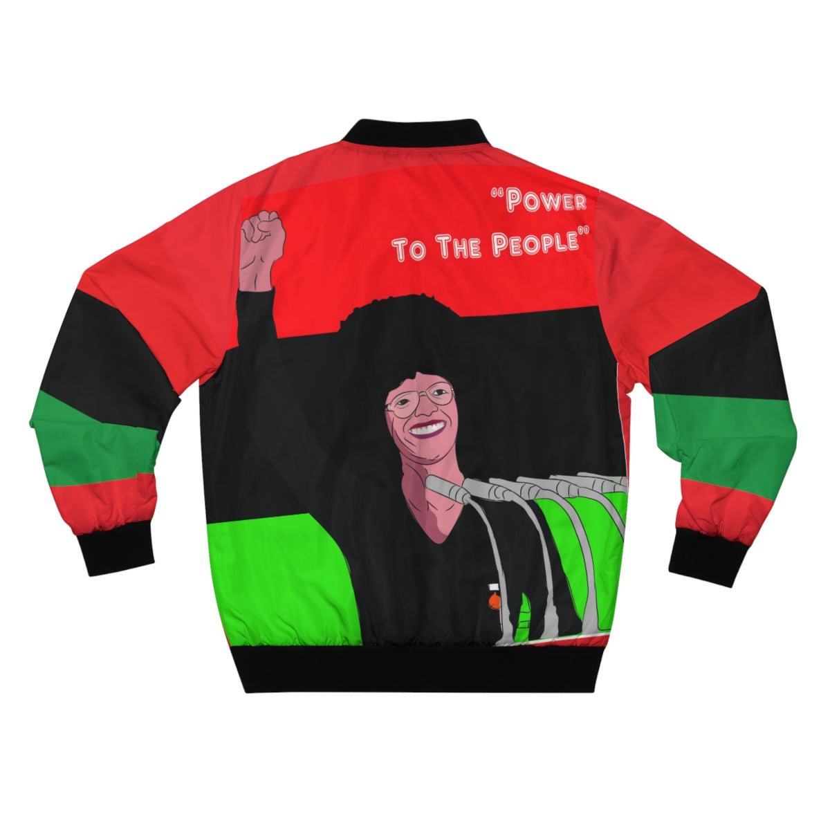 BLACKS MAKE HISTORY: Angela Davis Bomber Jacket