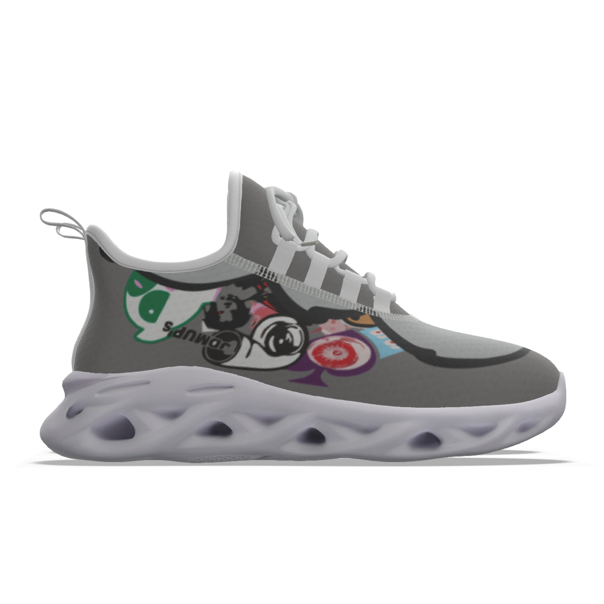 GOTB 2.0 (Skyscrapers) | Eva Shoes | Shades Of Haze Grey Shoes