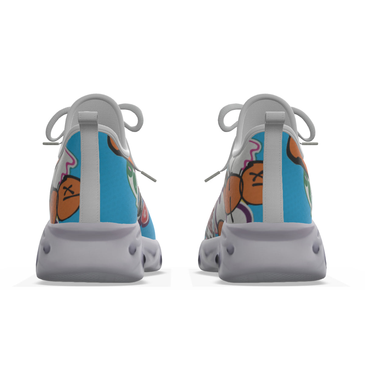 GOTB 2.0 (Skyscrapers) | Mesh Shoes | Aqua Orange Shoes