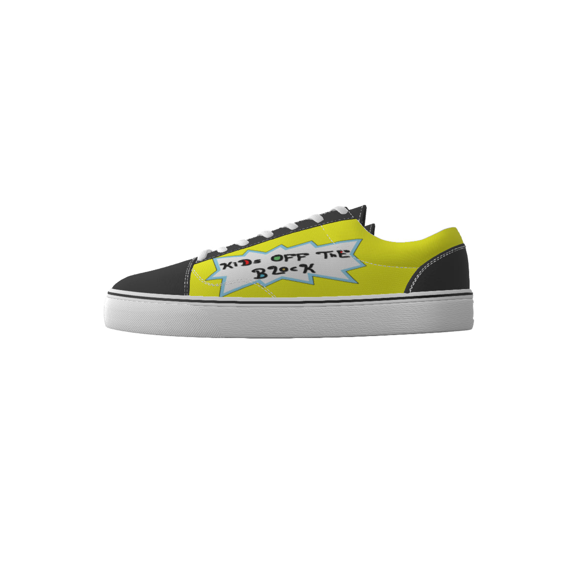 Kids Off The Block Leather stitching | Canvas shoes | Kids Shoes