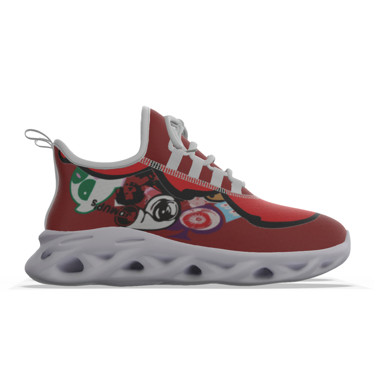 GOTB 2.0 (Skyscrapers) | Mesh Shoes | Mars Red Shoes