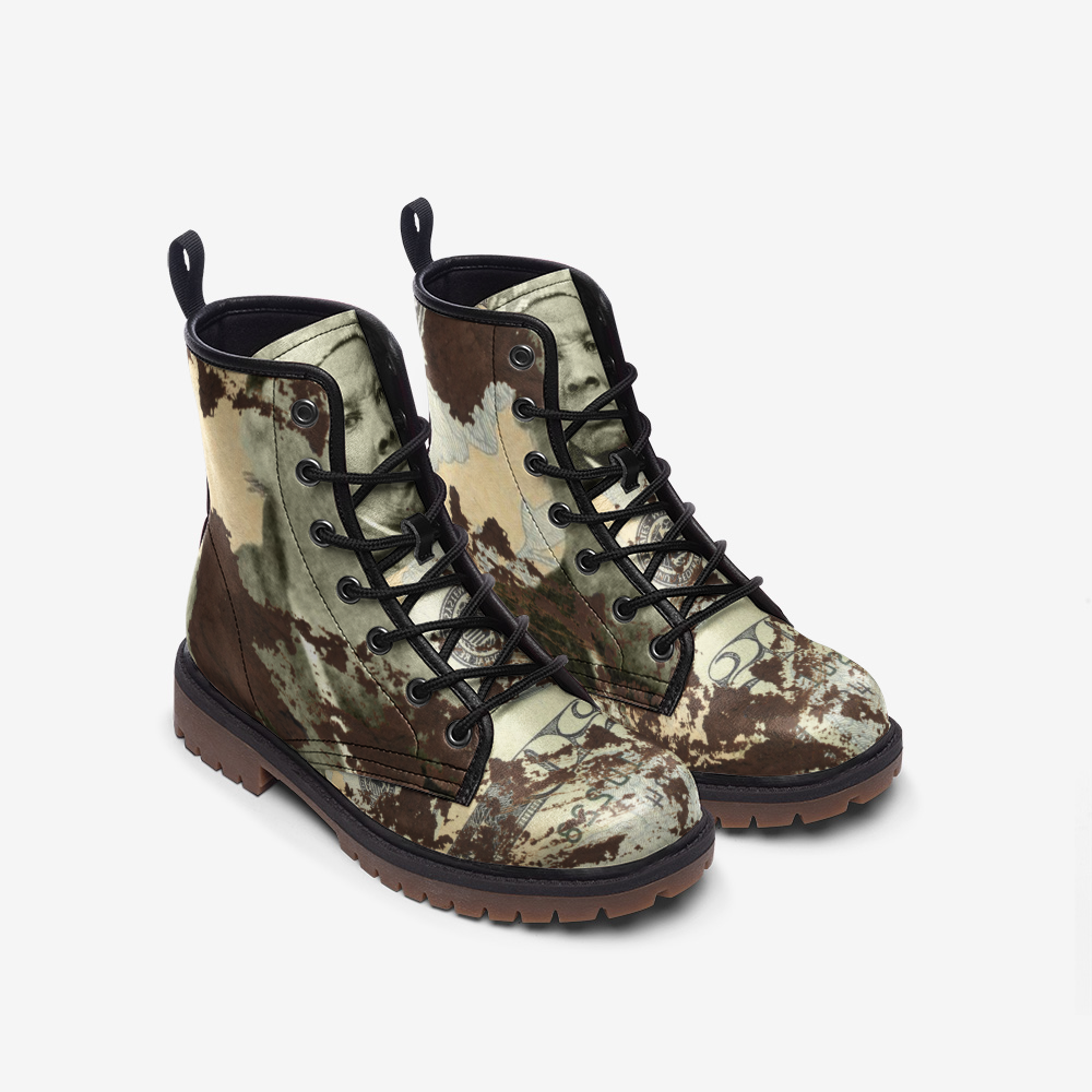 MUD LONG BOOTS | Army Canvas Shoes | Sky Lyfe