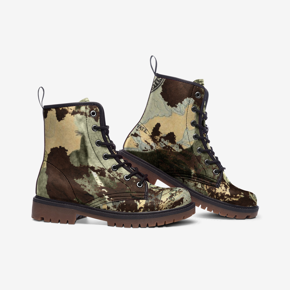 MUD LONG BOOTS | Army Canvas Shoes | Sky Lyfe