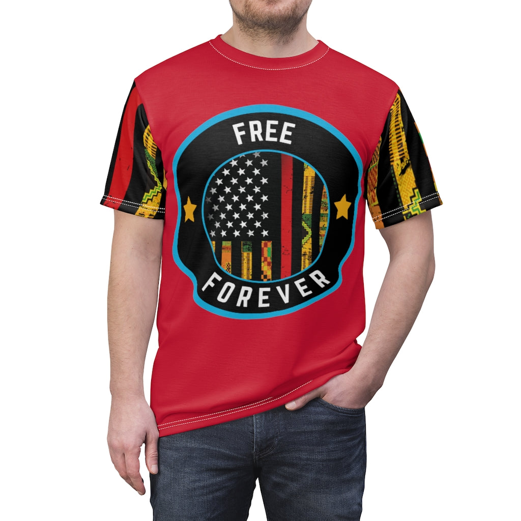 Blacks History Tshirt: FREE FOREVER Men's T-shirt