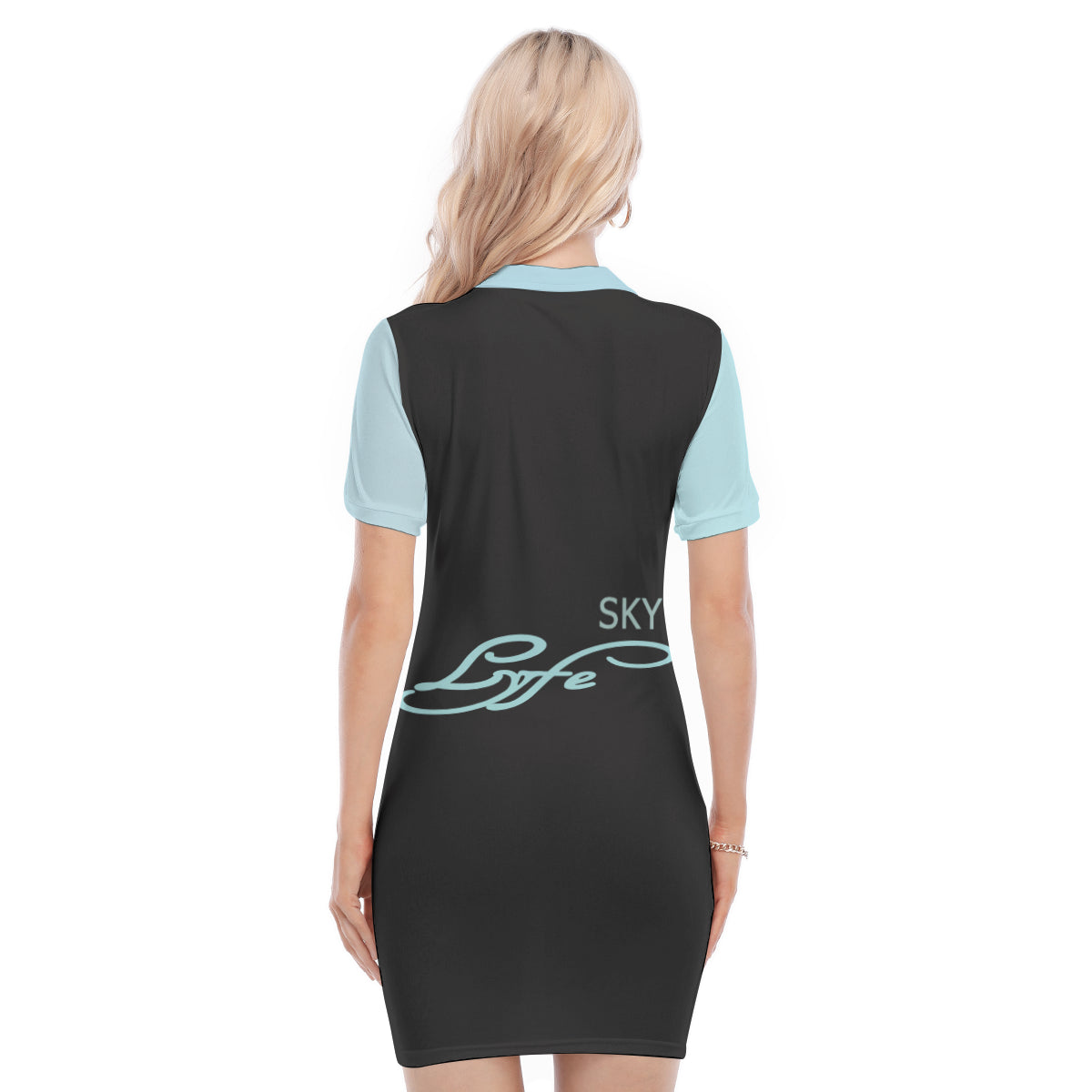 Polo Collar Dress | Women Polo Dress | Sky Lyfe