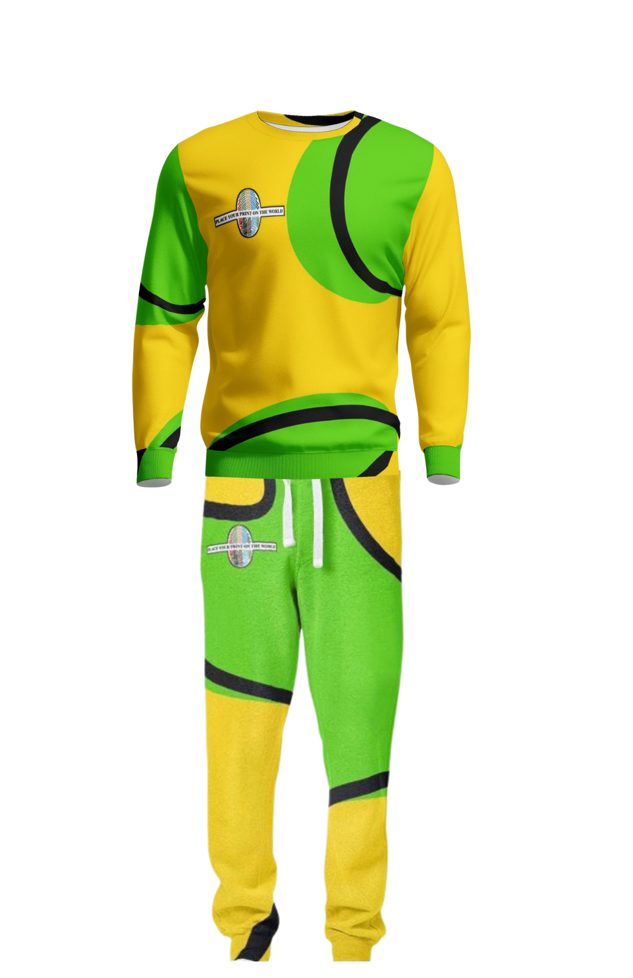 Place Your Print On The World Sweatsuit- Lemonade Edition