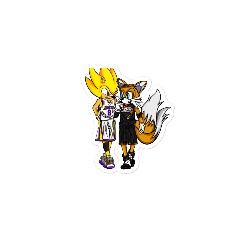 KOBE vs IVERSON Bubble-free sticker
