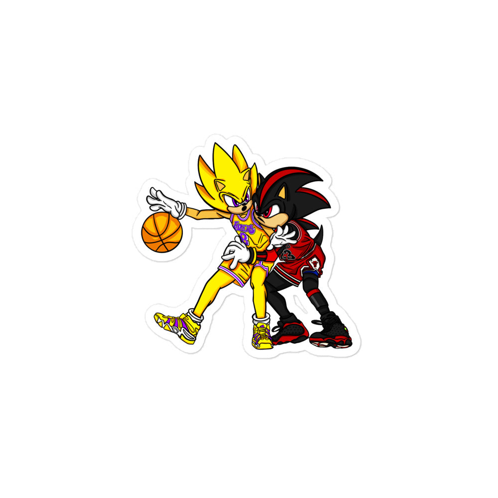 KOBE vs JORDAN Bubble-free sticker