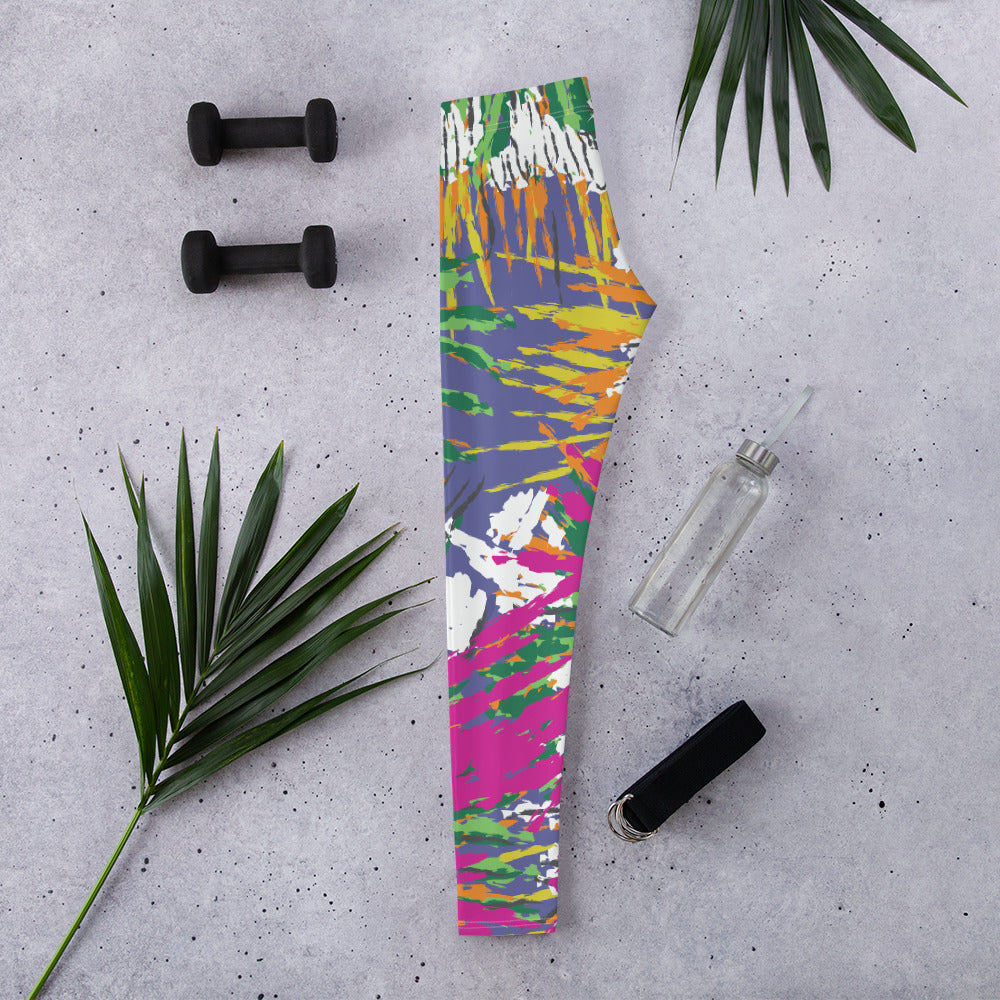 PLACE YOUR PRINT ON THE WORLD Sky Dye Leggings