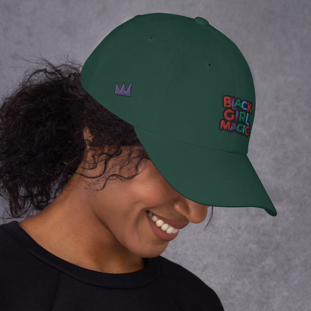 "BLACK GIRL MAGIC" KROWN Cap | Stylish Caps for Women