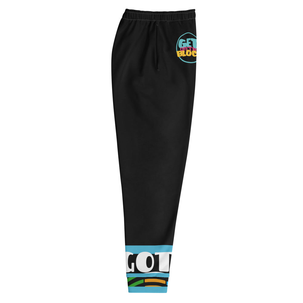 GET OFF THE BLOCK Jogging Pants | Black Joggers