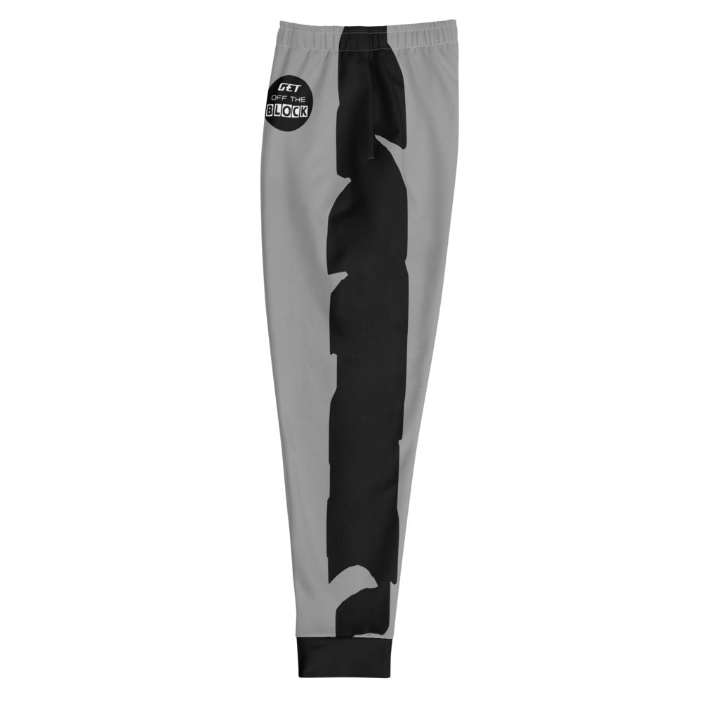 Tracksuit Bottoms - Grey Jogger - GET OFF THE BLOCK