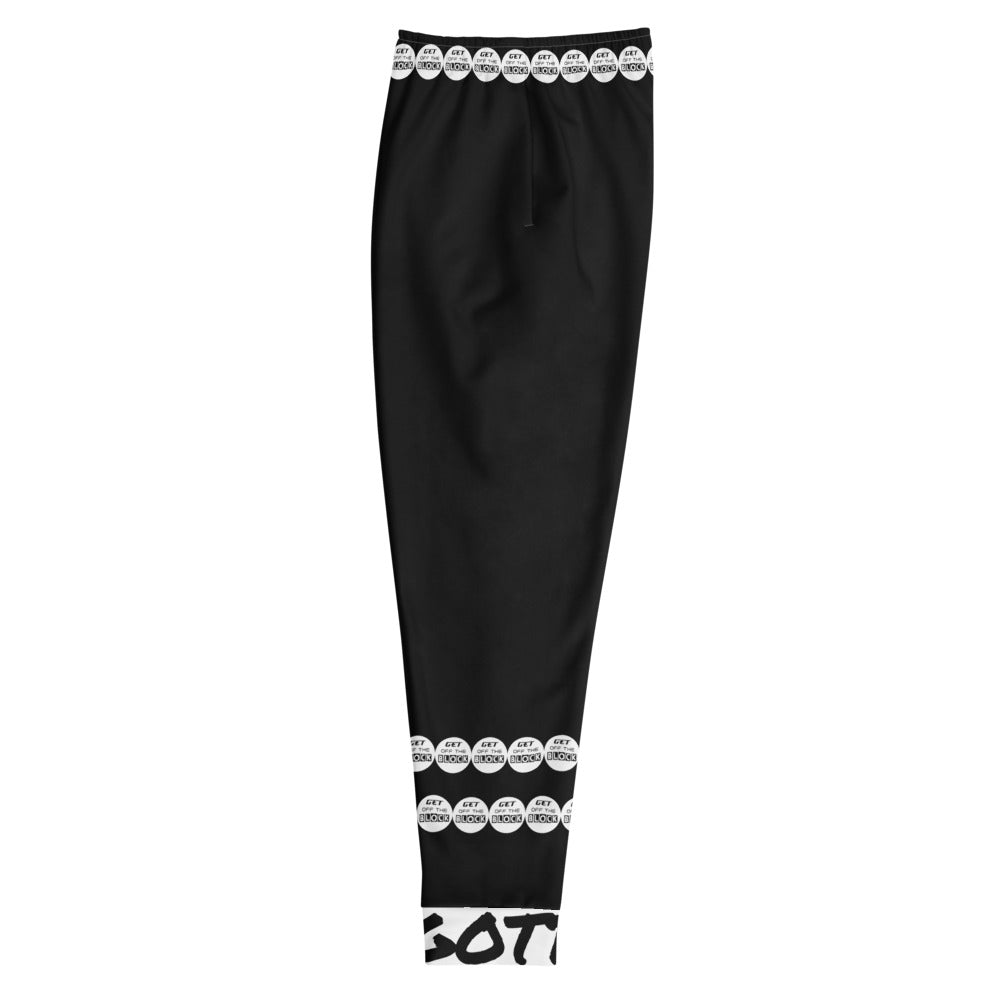 Tracksuits Bottoms - Black Joggers - GET OFF THE BLOCK