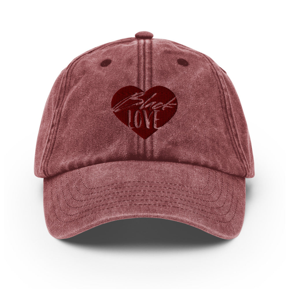 "BLACK LOVE" Vintage Krown Cap | Vintage Baseball Caps