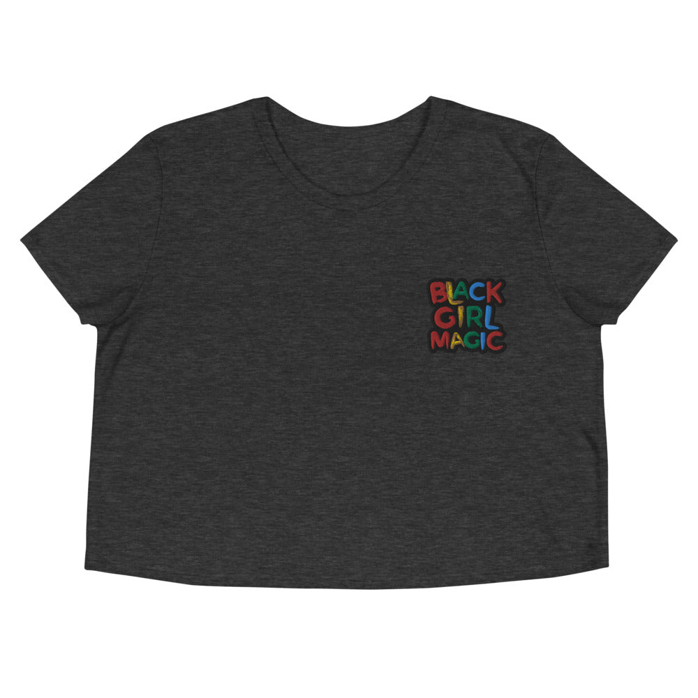 "BLACK GIRL MAGIC" Crop T-shirt for Women | Short Sleeve Tee