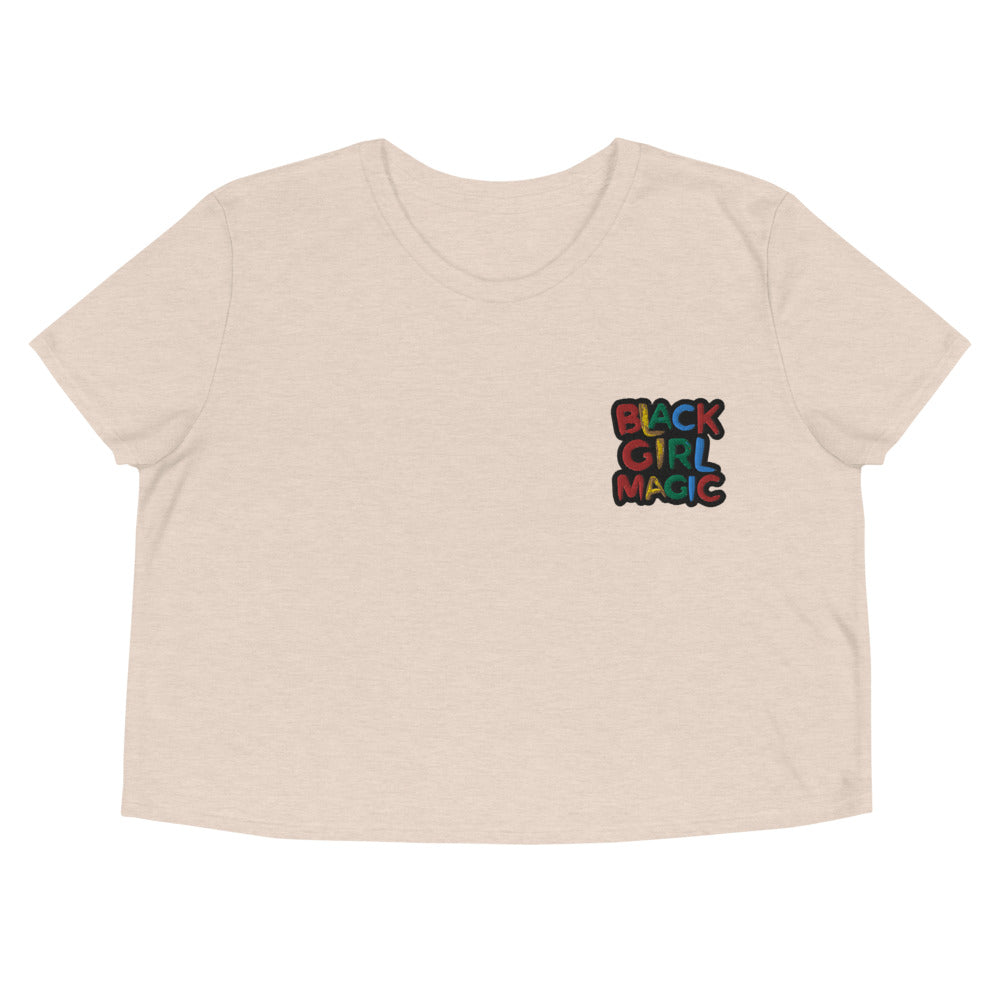"BLACK GIRL MAGIC" Crop T-shirt for Women | Short Sleeve Tee