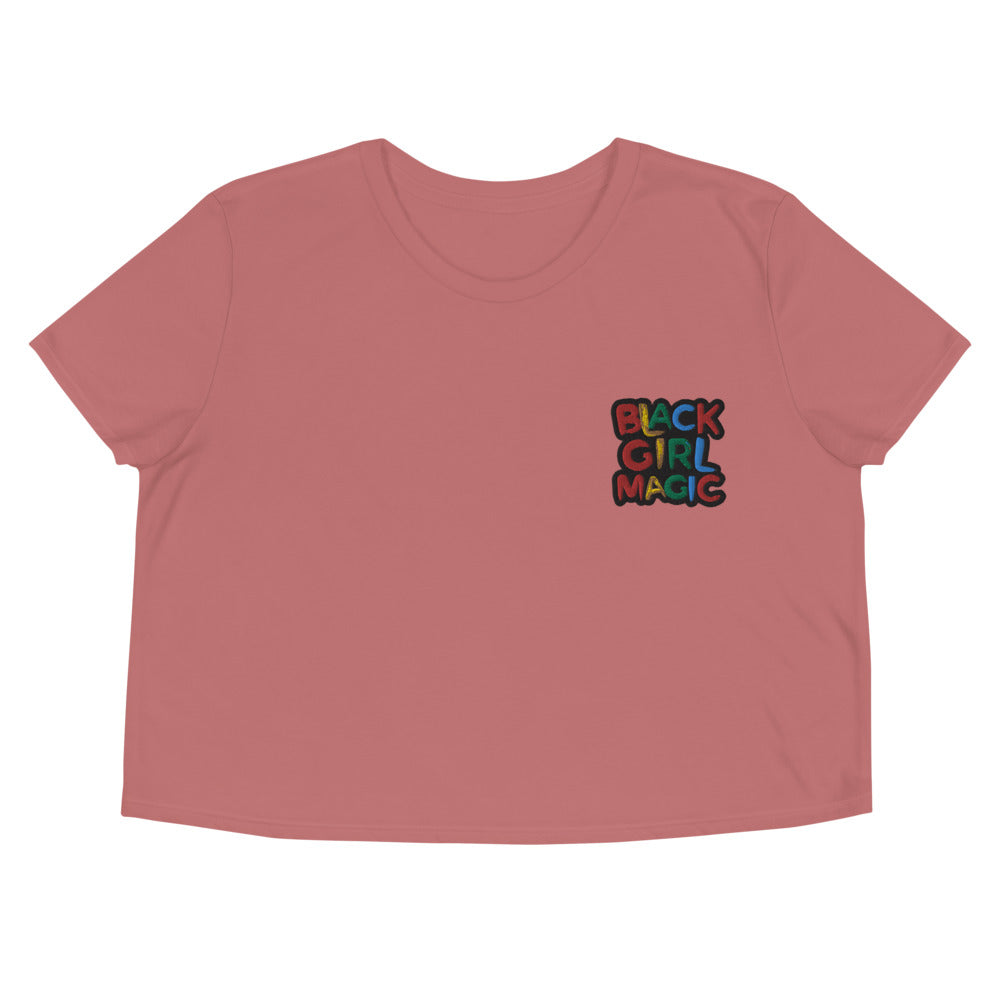 "BLACK GIRL MAGIC" Crop T-shirt for Women | Short Sleeve Tee